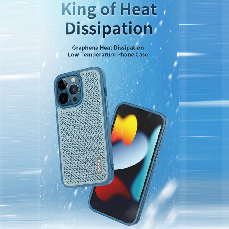 For iPhone 14 ROCK Graphene Heat Dissipation Phone Case