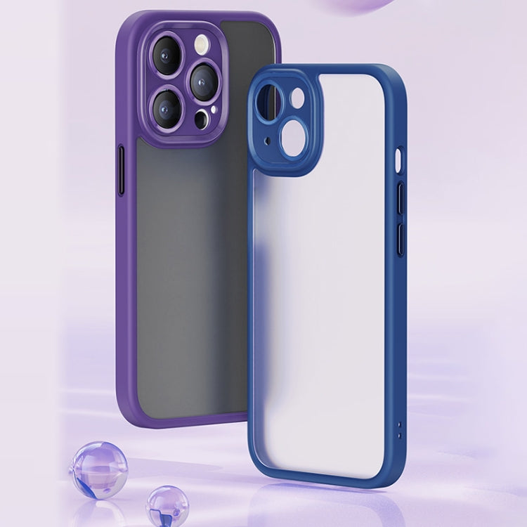 For iPhone 14 Pro Max ROCK Guard Skin-feel Phone Case (Purple)