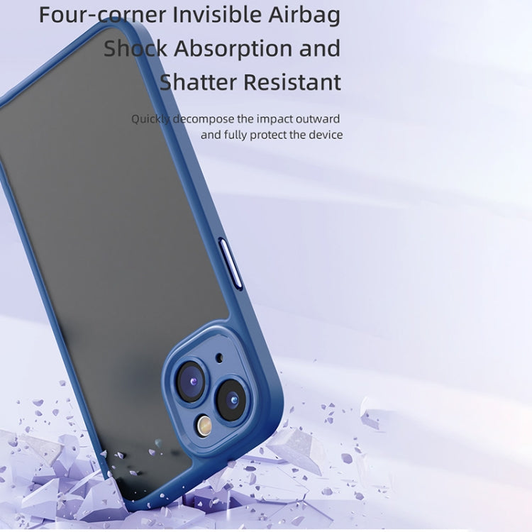 For iPhone 14 Pro Max ROCK Guard Skin-feel Phone Case (Purple)