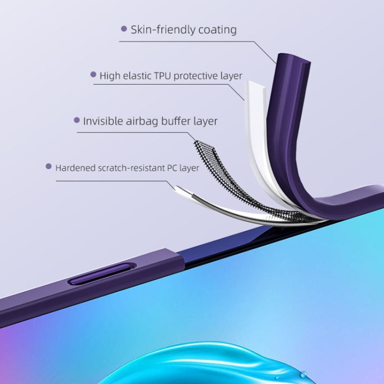 For iPhone 14 Pro Max ROCK Guard Skin-feel Phone Case (Purple)