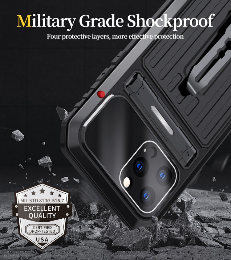 For iPhone 14 Pro Max Armor Life Waterproof Shockproof Splash-proof Dust-proof Phone Case