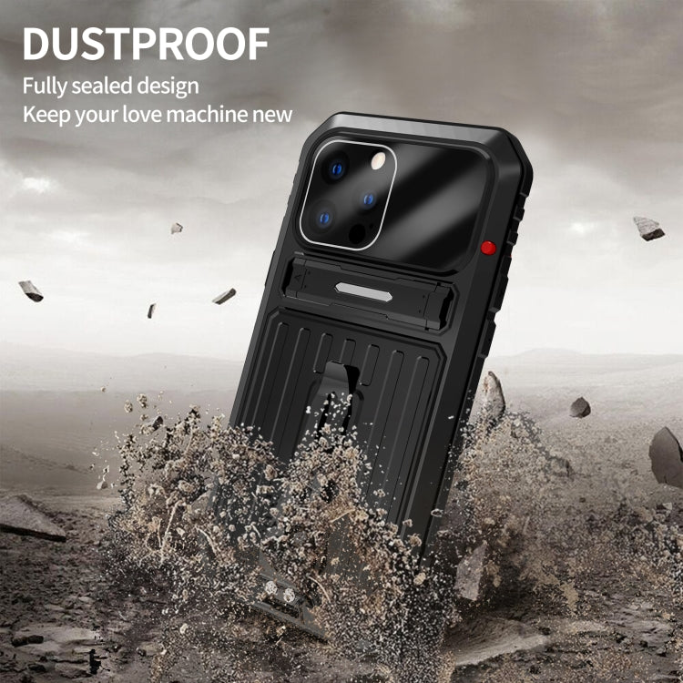 For iPhone 14 Pro Max Armor Life Waterproof Shockproof Splash-proof Dust-proof Phone Case