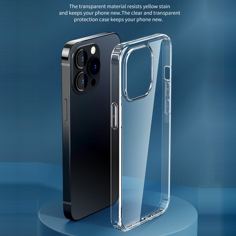 For iPhone 14 ROCK Pure Series Phone Case (Transparent)