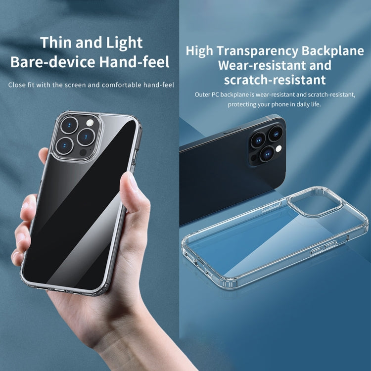 For iPhone 14 Plus ROCK Pure Series Phone Case (Transparent)