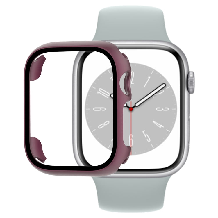 Tempered Glass Film PC Watch Case For Apple Watch Series 9 / 8 / 7 45mm