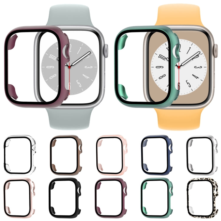 Tempered Glass Film PC Watch Case For Apple Watch Series 9 / 8 / 7 45mm