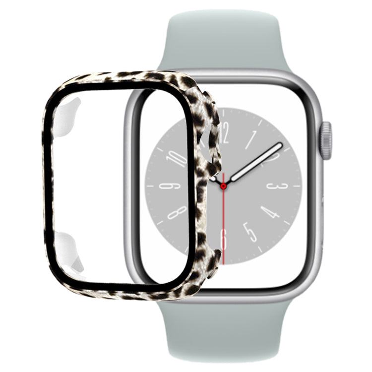 Tempered Glass Film PC Watch Case For Apple Watch Series 9 / 8 / 7 41mm