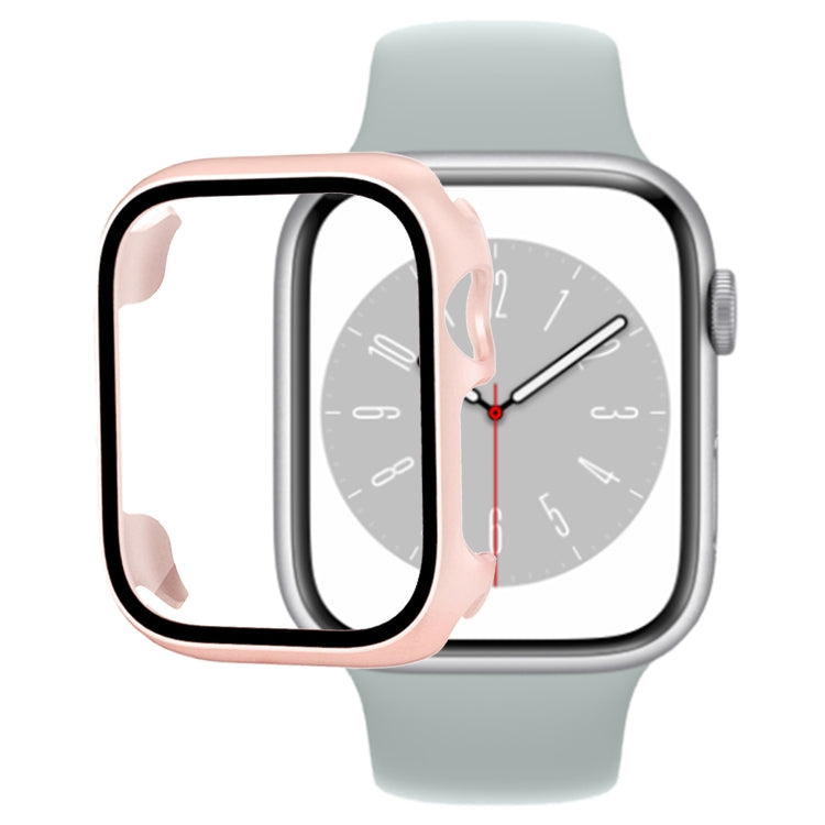 Tempered Glass Film PC Watch Case For Apple Watch Series 9 / 8 / 7 41mm
