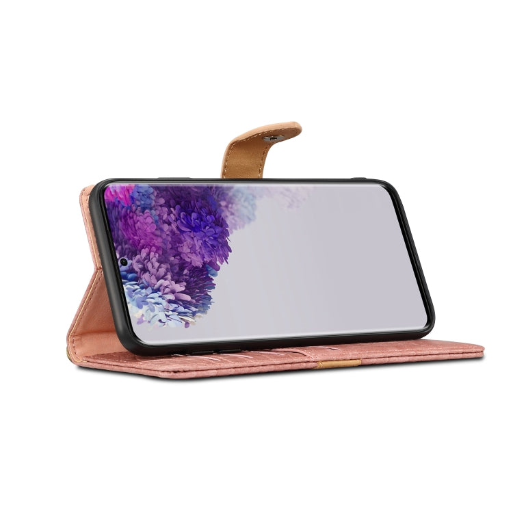 For Galaxy S20 Plus Splicing Color Crocodile Texture PU Horizontal Flip Leather Case with Wallet & Holder & Card Slots & Lanyard