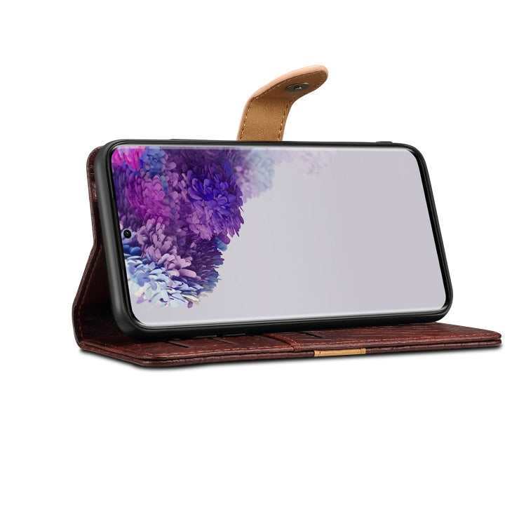 For Galaxy S20 Ultra Splicing Color Crocodile Texture PU Horizontal Flip Leather Case with Wallet & Holder & Card Slots & Lanyard
