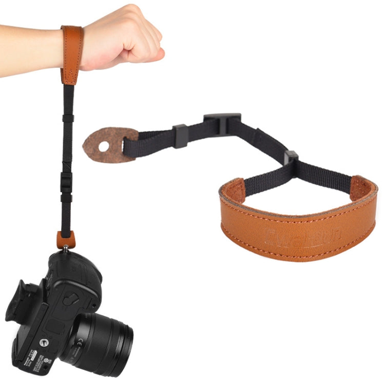 CADeN H53 Wrist Camera Strap, Size:26 x 1.5 x 2.2cm Brown