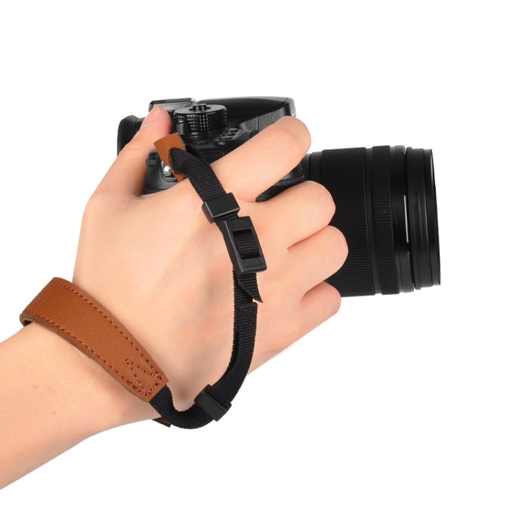 CADeN H53 Wrist Camera Strap, Size:26 x 1.5 x 2.2cm Brown