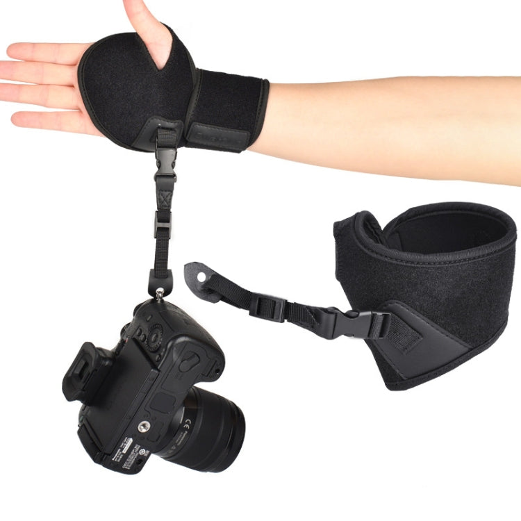 CADeN H53 Wrist Camera Strap, Size:36.5 x 1 x 11cm Black