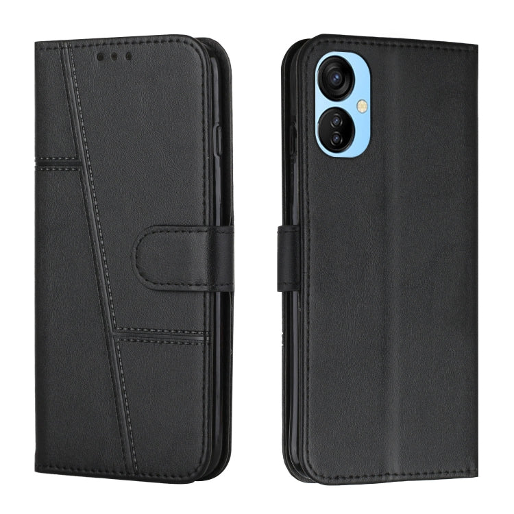 For Tecno Camon 19 Neo Stitching Calf Texture Buckle Leather Phone Case