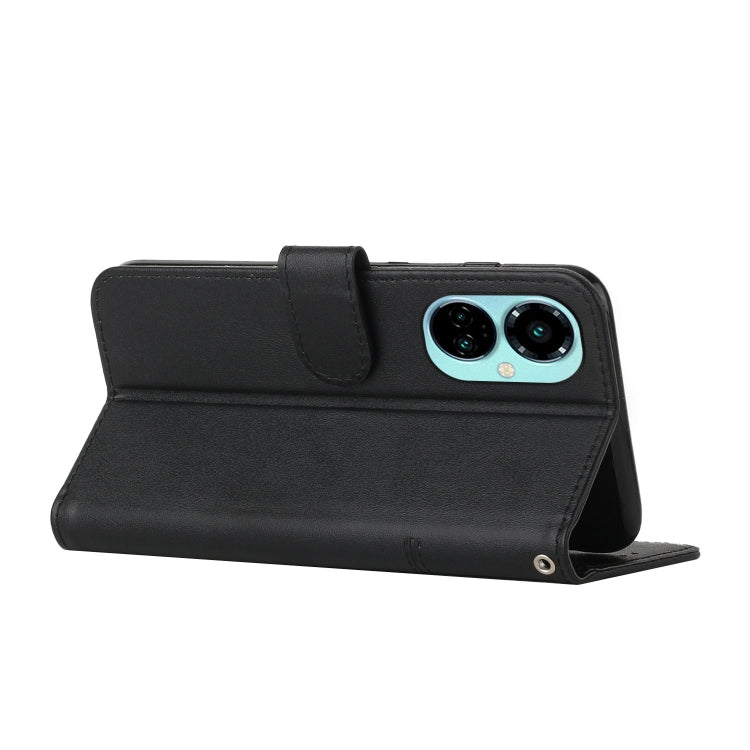For Tecno Camon 19 Pro 5G Stitching Calf Texture Buckle Leather Phone Case