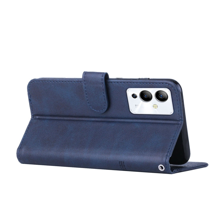 For Infinix Note 12 5G / 12 Pro Stitching Calf Texture Buckle Leather Phone Case