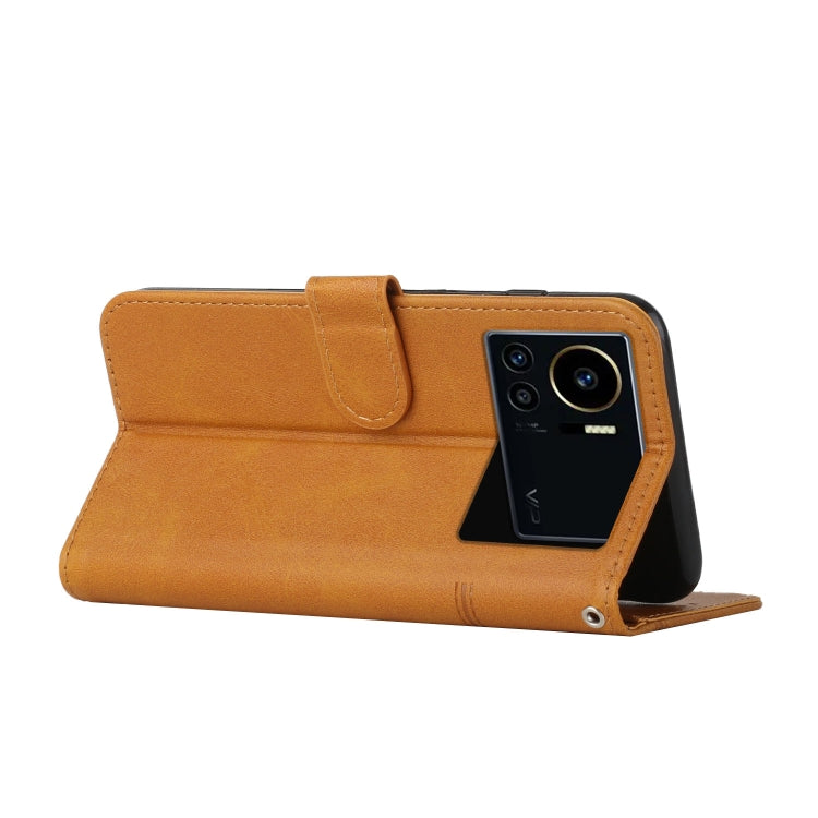 For Infinix Note 12 VIP Stitching Calf Texture Buckle Leather Phone Case