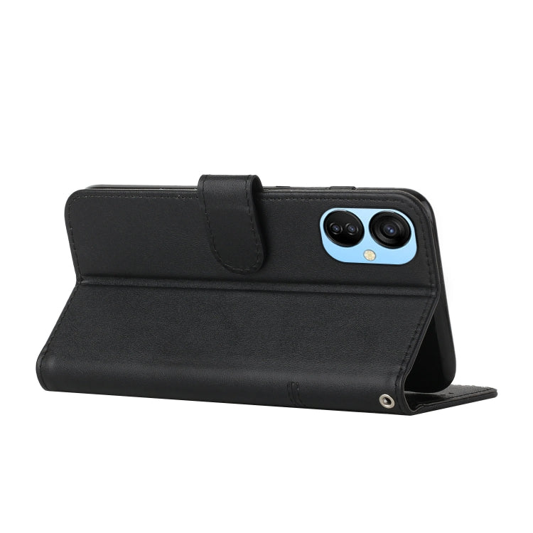 For Tecno Spark 9T Stitching Calf Texture Buckle Leather Phone Case