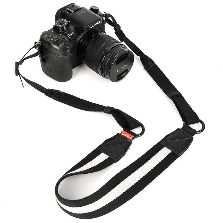 CADeN H50 Retro Camera Neck Hand Strap, Size:42 x 0.5 x 3.8cm Black