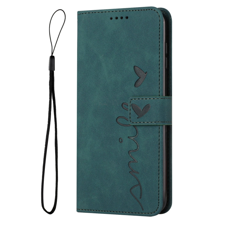 For Tecno Spark 9 Pro Skin Feel Heart Pattern Leather Phone Case