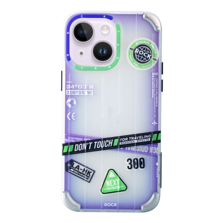 For iPhone 14 Plus ROCK InShare Travel Series PC+TPU Phone Case