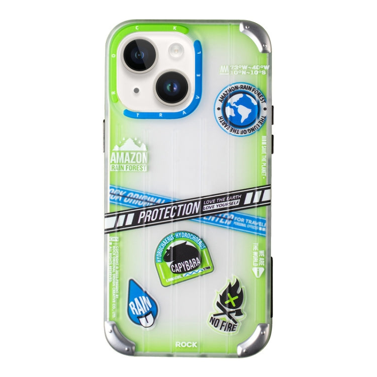 For iPhone 14 Plus ROCK InShare Travel Series PC+TPU Phone Case