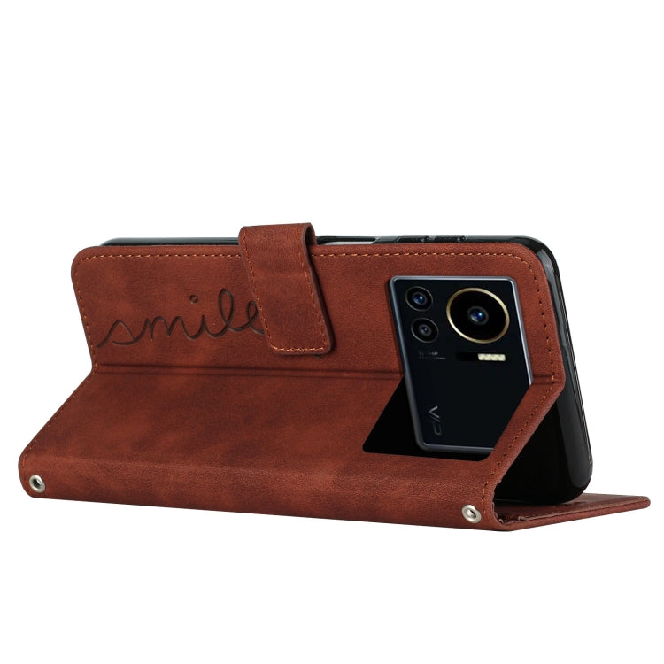 For Infinix Note 12 VIP Skin Feel Heart Pattern Leather Phone Case