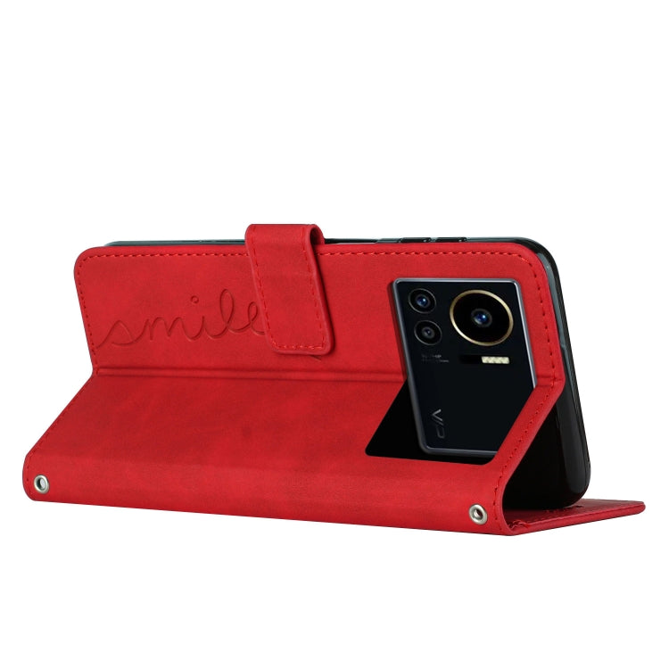 For Infinix Note 12 VIP Skin Feel Heart Pattern Leather Phone Case