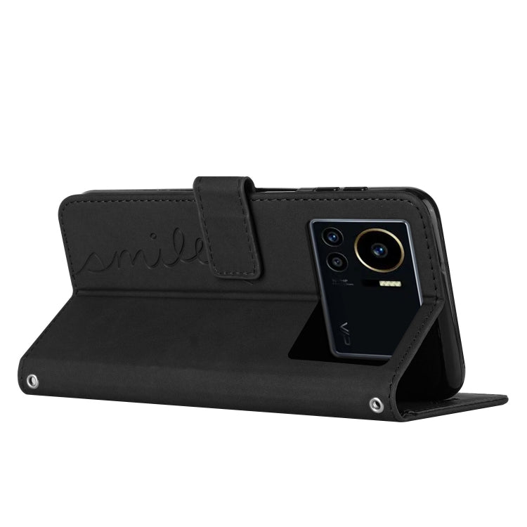 For Infinix Note 12 VIP Skin Feel Heart Pattern Leather Phone Case