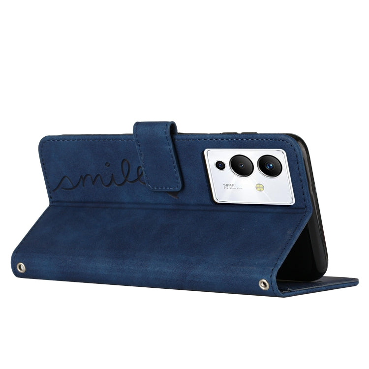 For Infinix Note 12/12 Pro Skin Feel Heart Pattern Leather Phone Case