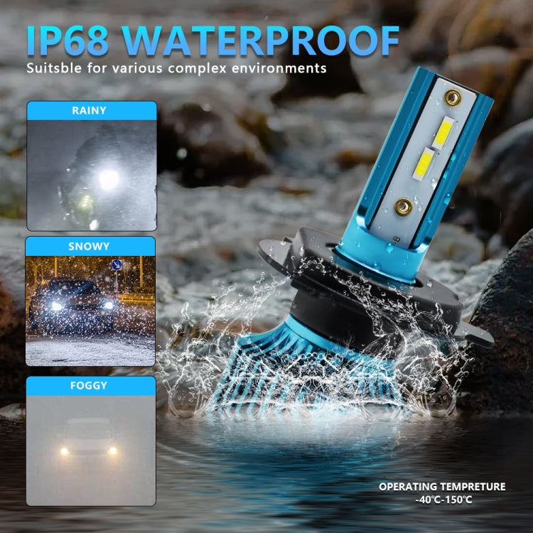 H4 DC10-32V / 6000K / 3000LM / 25W IP67 Waterproof Motorcycle LED Headlight