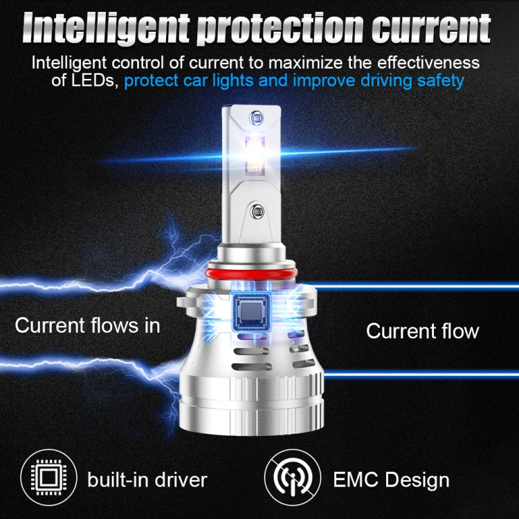 K9 1 Pair 9005 / HB3 6000K / 3000LM / 30W / DC10-32V IP68 Waterproof Car LED Headlight