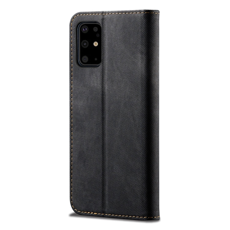 For Galaxy S20 Denim Texture Casual Style Horizontal Flip Leather Case with Holder & Card Slots & Wallet