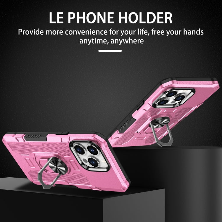For iPhone 12 Pro Max Ring Holder Armor Hybrid Phone Case