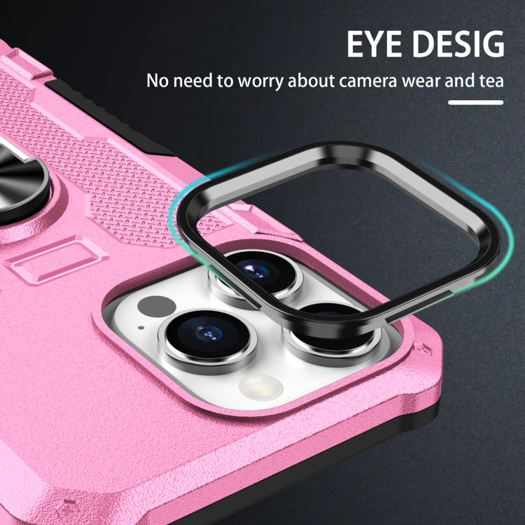 For iPhone 13 Pro Ring Holder Armor Hybrid Phone Case