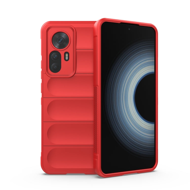 For Xiaomi Redmi K50 Ultra / Xiaomi 12T Magic Shield TPU + Flannel Phone Case
