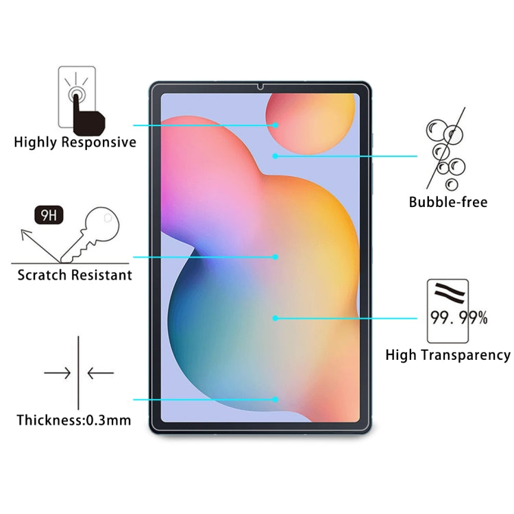 For Galaxy Tab S6 Lite P610 / P615 9H 0.3mm Explosion-proof Tempered Glass Film