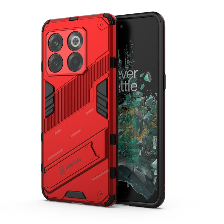 For OnePlus 10T 5G Punk Armor PC + TPU Phone Case with Holder