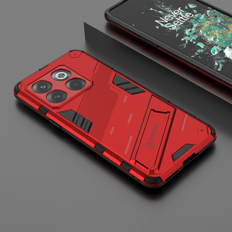 For OnePlus 10T 5G Punk Armor PC + TPU Phone Case with Holder