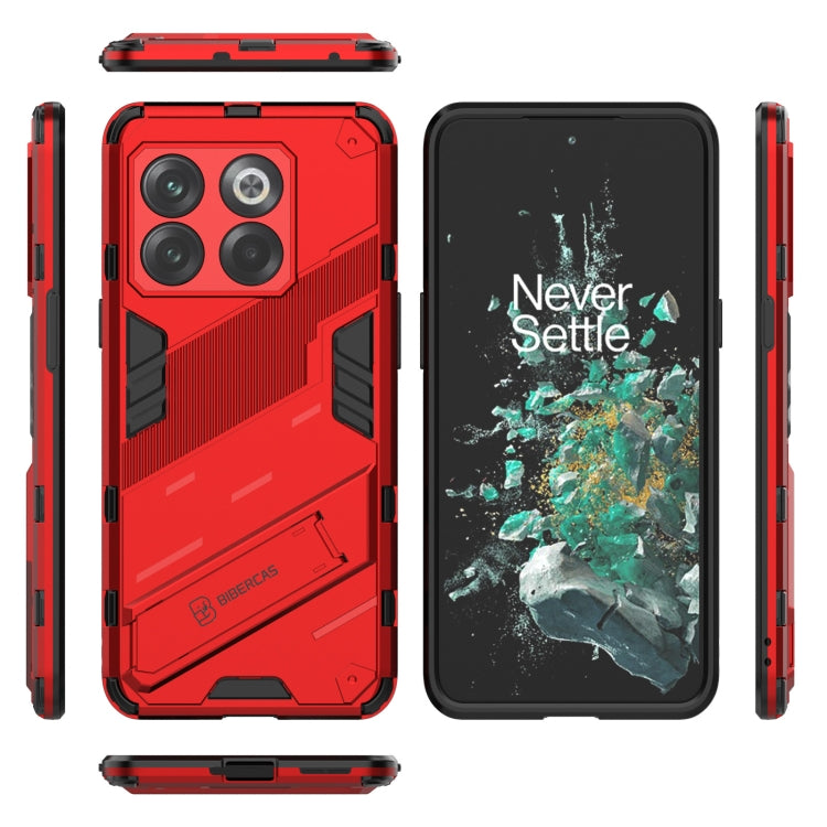 For OnePlus 10T 5G Punk Armor PC + TPU Phone Case with Holder