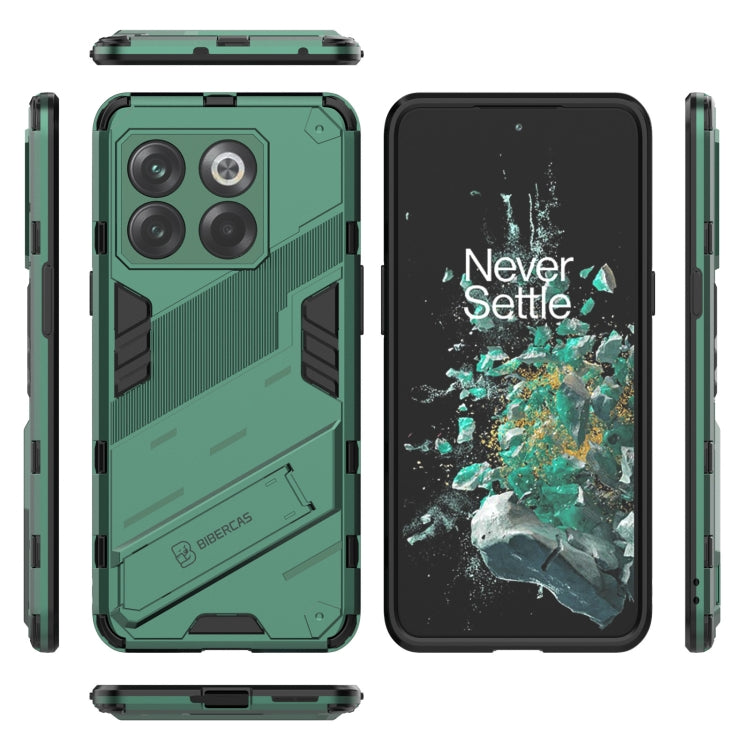For OnePlus 10T 5G Punk Armor PC + TPU Phone Case with Holder