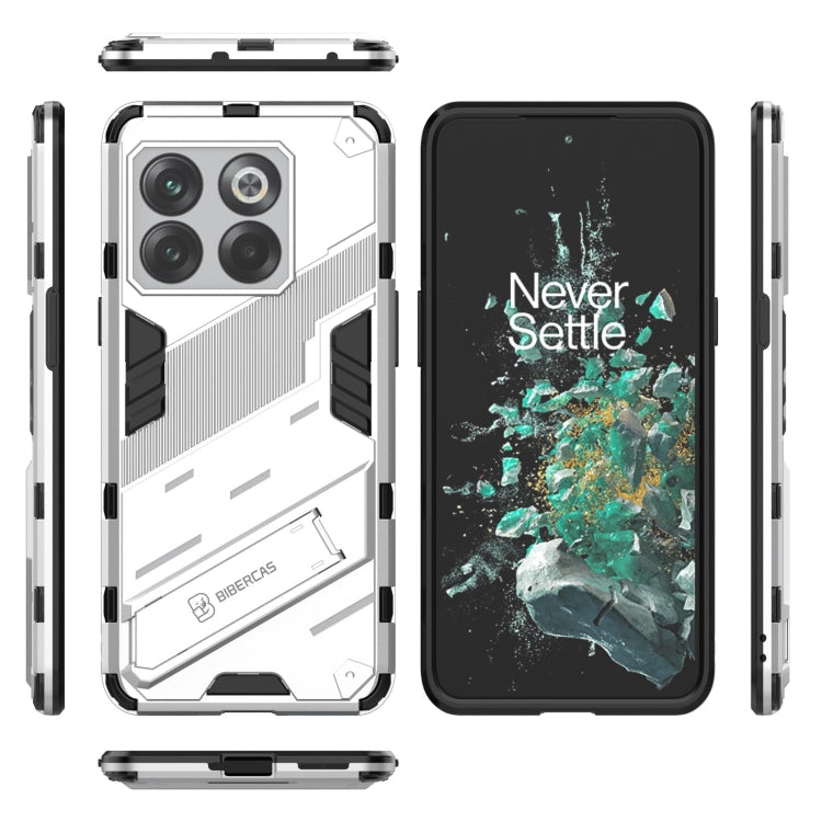 For OnePlus 10T 5G Punk Armor PC + TPU Phone Case with Holder