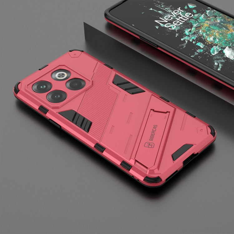 For OnePlus 10T 5G Punk Armor PC + TPU Phone Case with Holder