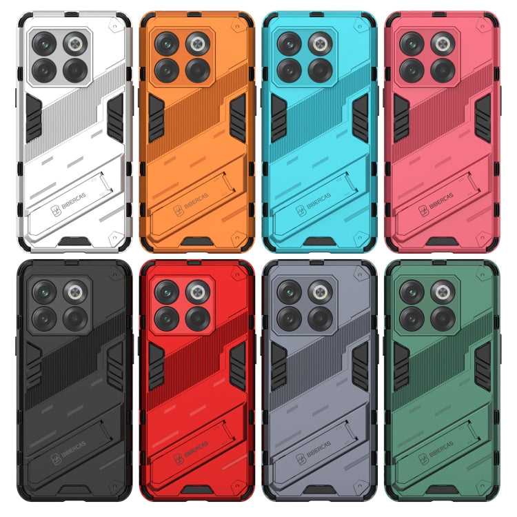 For OnePlus 10T 5G Punk Armor PC + TPU Phone Case with Holder
