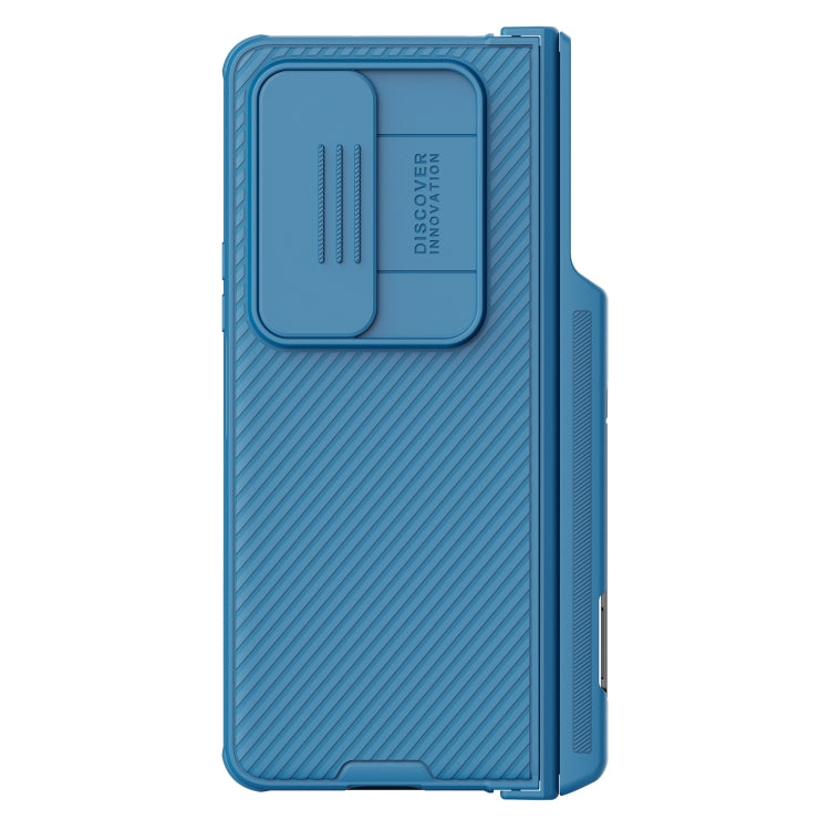 For Samsung Galaxy Z Fold4 5G NILLKIN Black Mirror Pro Series Camshield PC Phone Case with Pen Slot, Set Version
