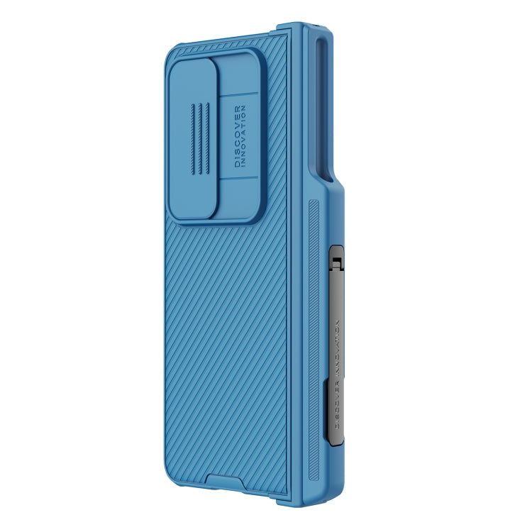 For Samsung Galaxy Z Fold4 5G NILLKIN Black Mirror Pro Series Camshield PC Phone Case with Pen Slot, Set Version