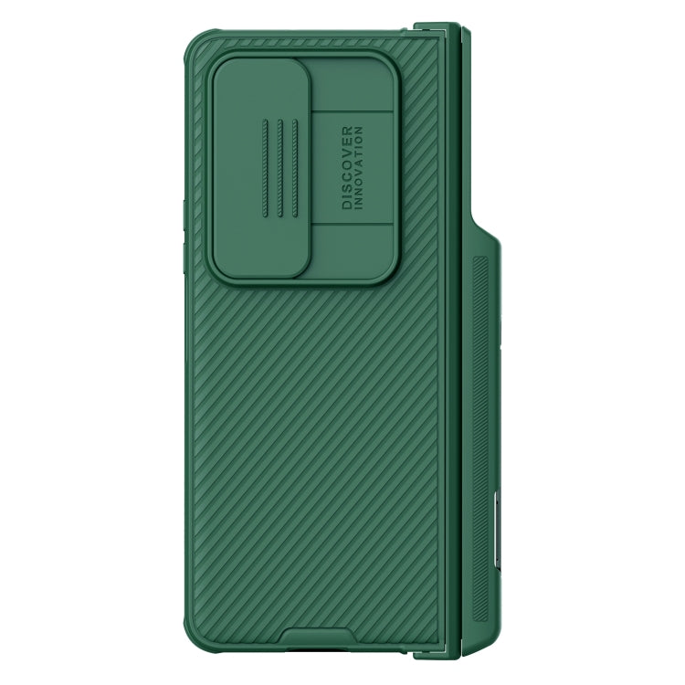 For Samsung Galaxy Z Fold4 5G NILLKIN Black Mirror Pro Series Camshield PC Phone Case with Pen Slot, Set Version