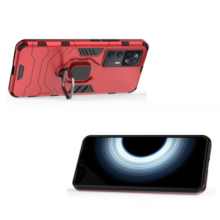 For Xiaomi Redmi K50 Ultra / Xiaomi 12T Magnetic Ring Holder PC + TPU Phone Case