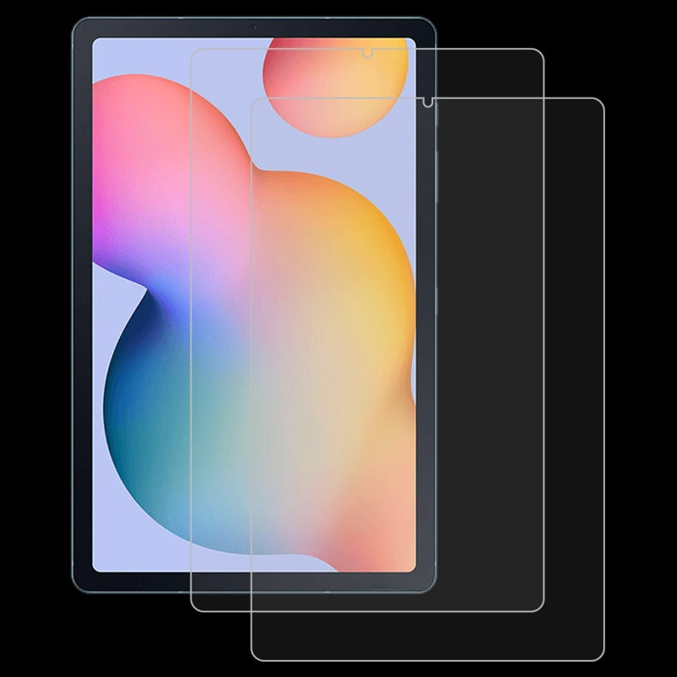 2 PCS 9H 0.3mm Explosion-proof Tempered Glass Film for Galaxy Tab S6 Lite P610 / P615