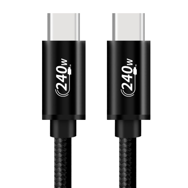 PD240W USB-C / Type-C to Type-C Fast Charging Data Cable, Length:1m(Black)